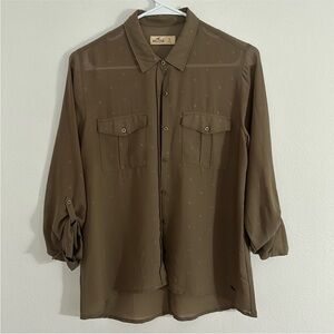 Hollister Button Down Shirt Size Small